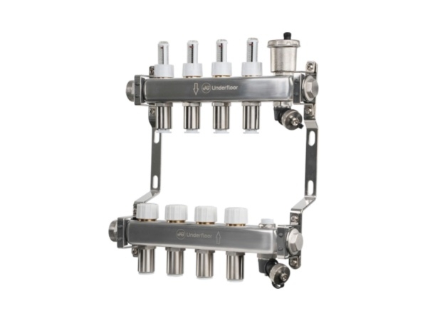 Speedfit Underfloor Heating 4 Port Manifold JGUFHMAN4/4